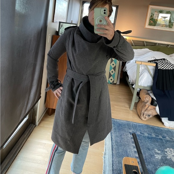 All Saints Trench Coat, Wool - Picture 2 of 9